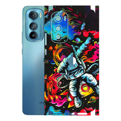 Motorola Phone Skins (All Models) - Astronaut Dope - 3D Embossed Finish (L-191) Motorola Moto Edge 30