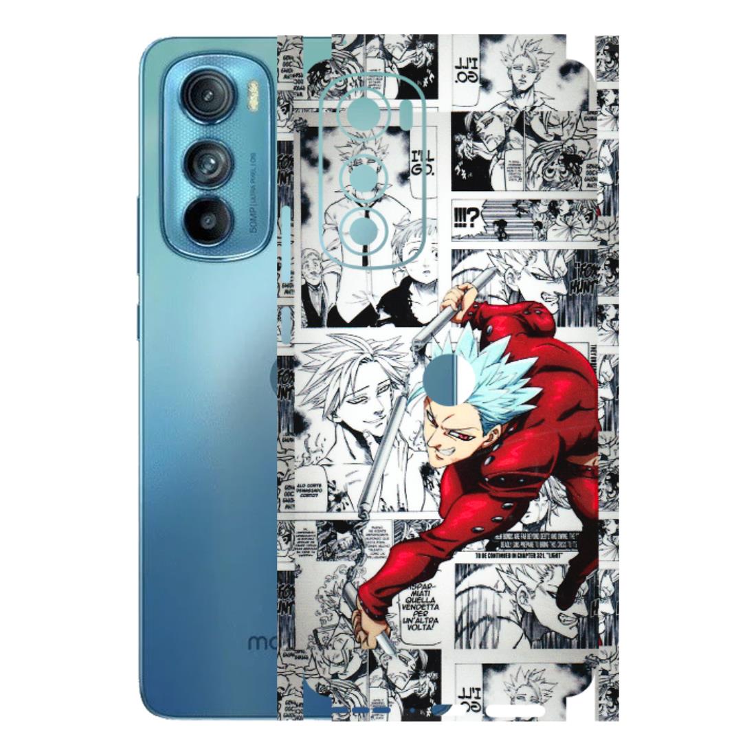 Motorola Phone Skins (All Models) - Anime Comic - 3D Embossed Finish (L-192) Motorola Moto Edge 30