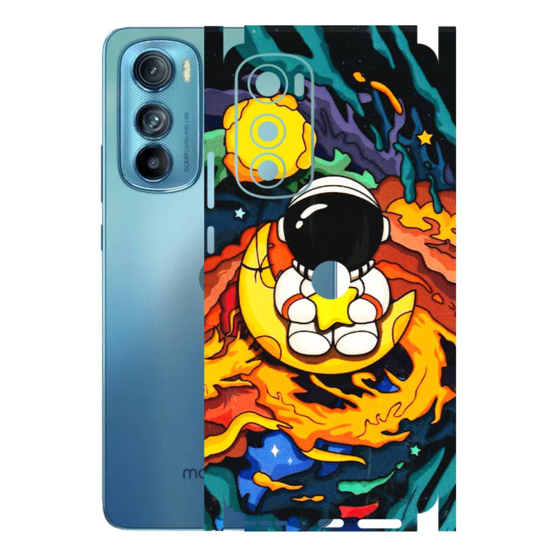 Motorola Phone Skins (All Models) - Baby Astronaut - 3D Embossed Finish (L-197) Motorola Moto Edge 30