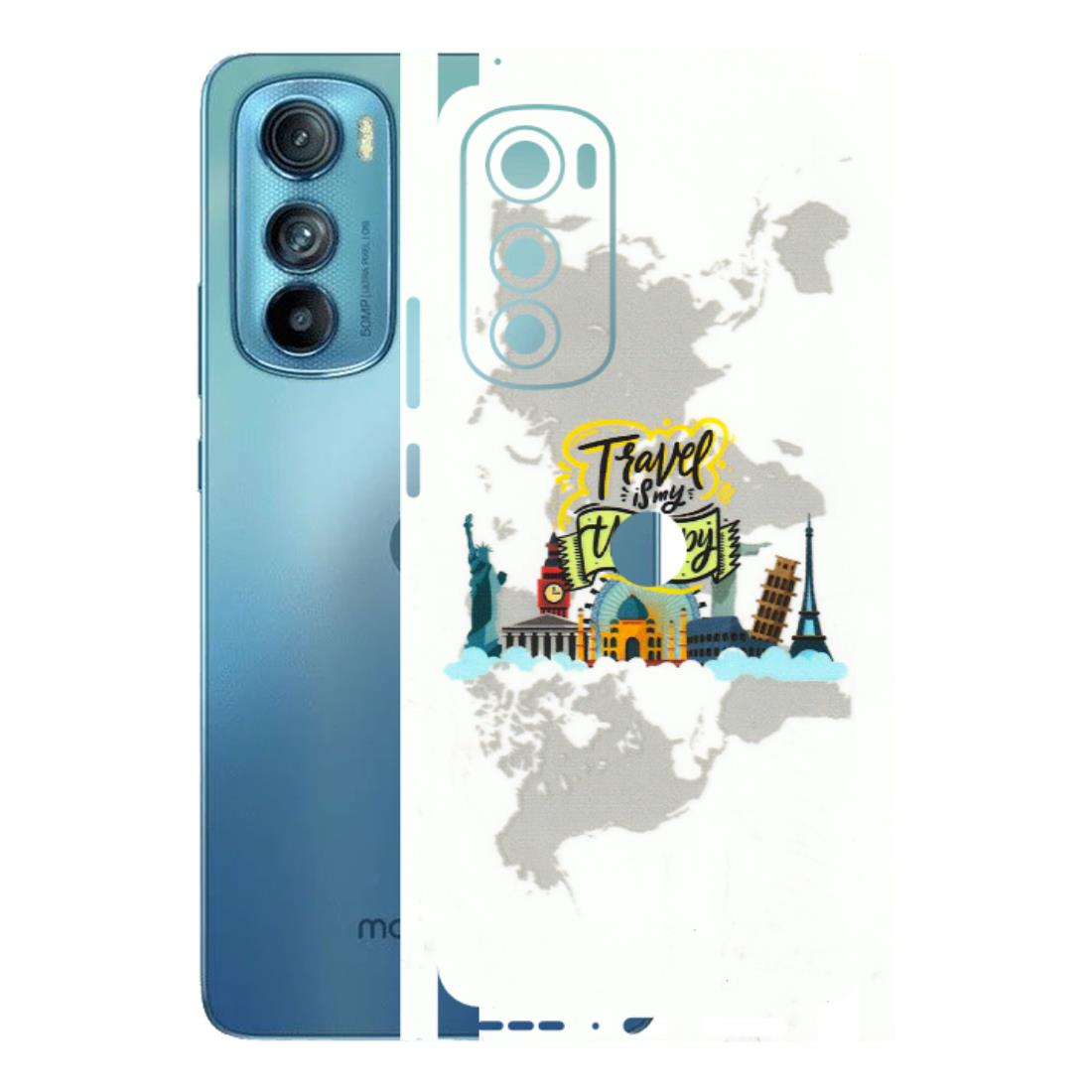 Motorola Phone Skins (All Models) - Travel Therapy - 3D Embossed Finish (L-199) Motorola Moto Edge 30
