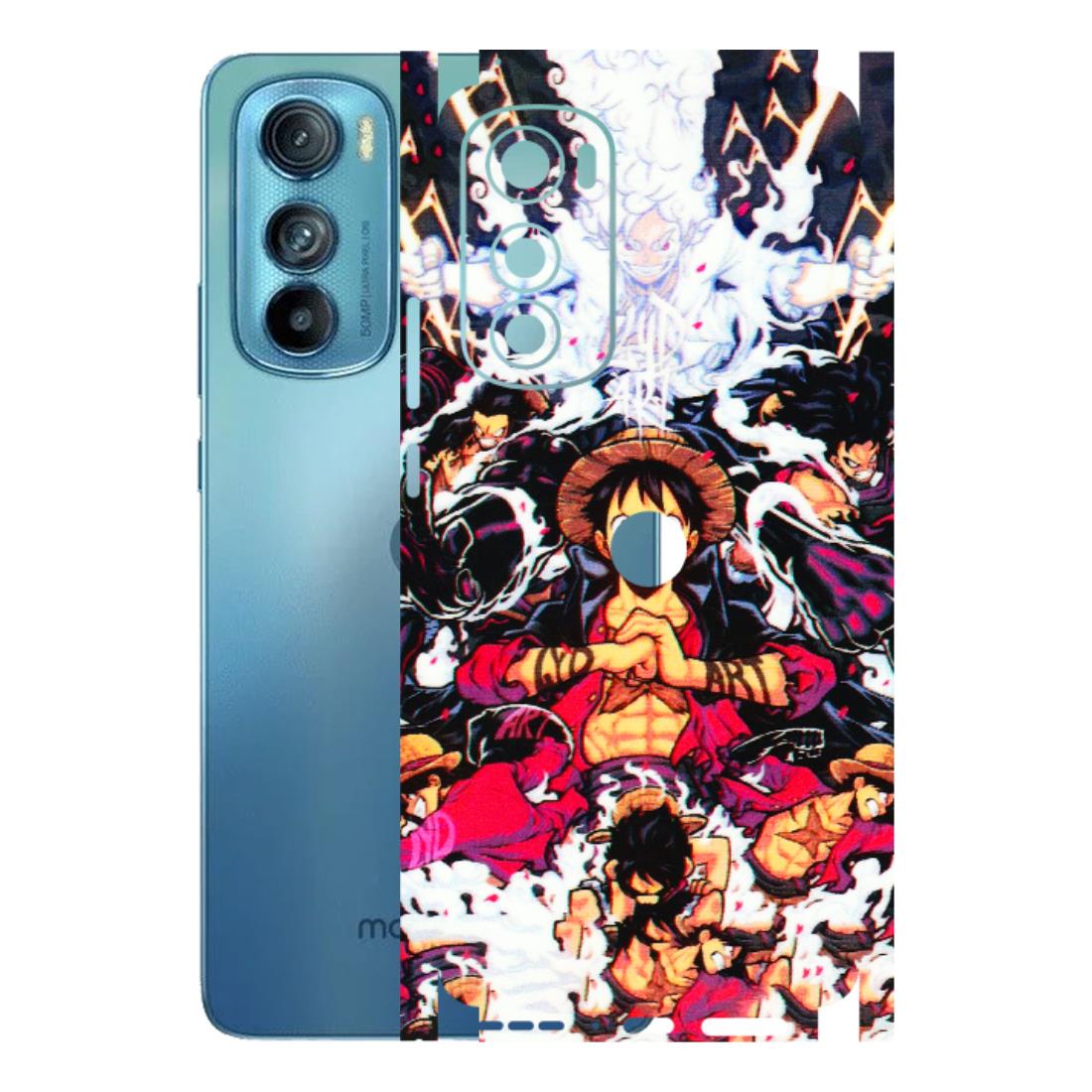 Motorola Phone Skins (All Models) - Luffy Anime Character - 3D Embossed Finish (L-203) Motorola Moto Edge 30