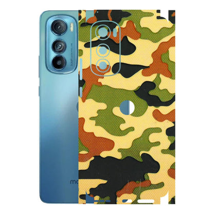 Motorola Phone Skins (All Models) - Indian Military - 3D Embossed Finish (L-234) Motorola Moto Edge 30
