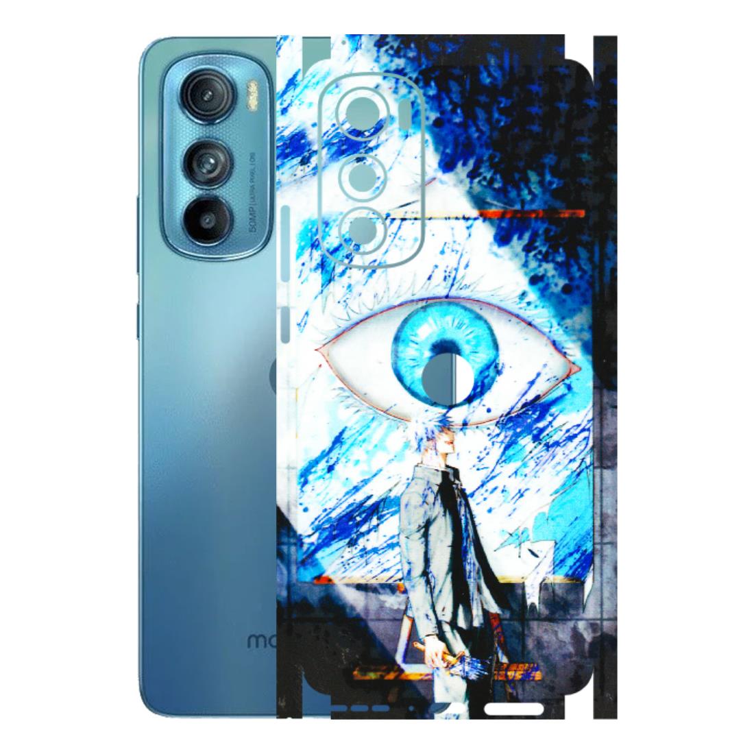 Motorola Phone Skins (All Models) - Gojo Satoru evil eye - 3D Embossed Finish (L-239) Motorola Moto Edge 30