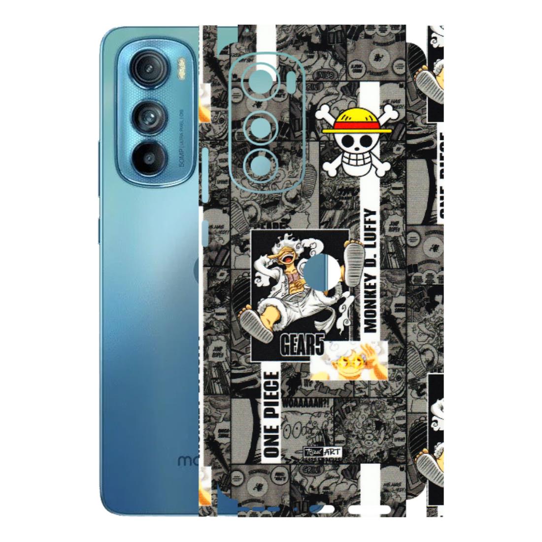 Motorola Phone Skins (All Models) - Cuffy Anime MonkeyCamic - 3D Embossed Finish (L-242) Motorola Moto Edge 30