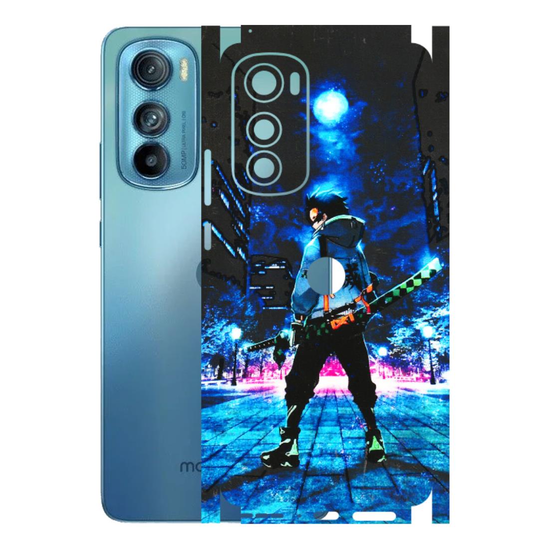 Motorola Phone Skins (All Models) - Demon Slayer Sword - 3D Embossed Finish (L-247) Motorola Moto Edge 30