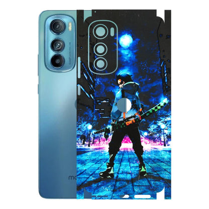 Motorola Phone Skins (All Models) - Demon Slayer Sword - 3D Embossed Finish (L-247) Motorola Moto Edge 30