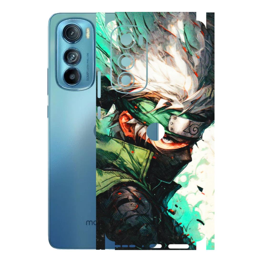 Motorola Phone Skins (All Models) - Kakashi Side Profile - 3D Embossed Finish (L-249) Motorola Moto Edge 30