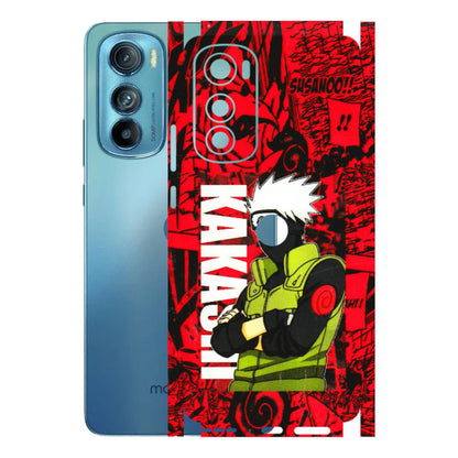 Motorola Phone Skins (All Models) - Kakashi Red Anime - 3D Embossed Finish (L-251) Motorola Moto Edge 30