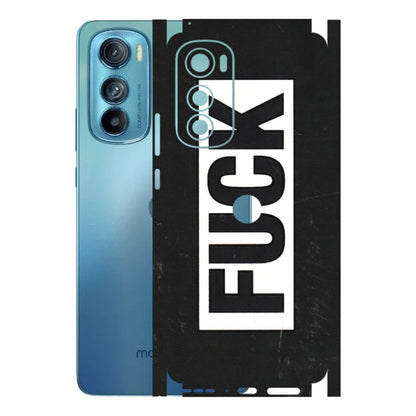 Motorola Phone Skins (All Models) - The F Word - 3D Embossed Finish (L-255) Motorola Moto Edge 30