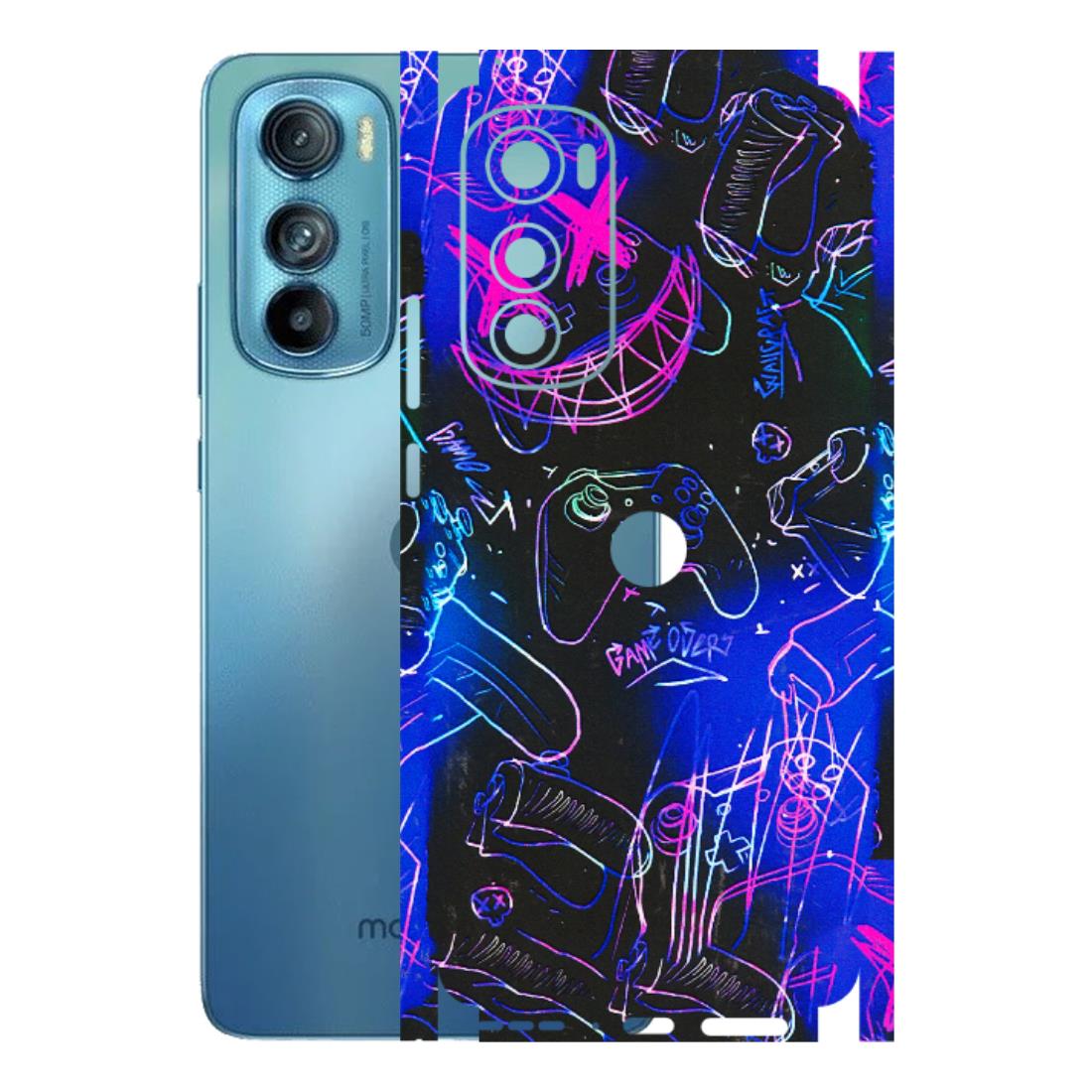 Motorola Phone Skins (All Models) - Gamers Paradise - 3D Embossed Finish (L-258) Motorola Moto Edge 30