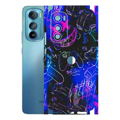 Motorola Phone Skins (All Models) - Gamers Paradise - 3D Embossed Finish (L-258) Motorola Moto Edge 30