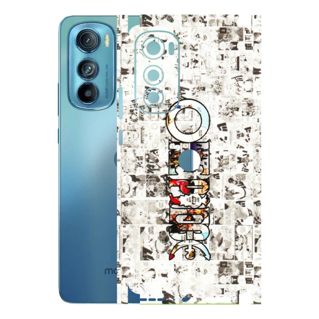 Motorola Phone Skins (All Models) - One Piece Manga - 3D Embossed Finish (L-26) Motorola Moto Edge 30