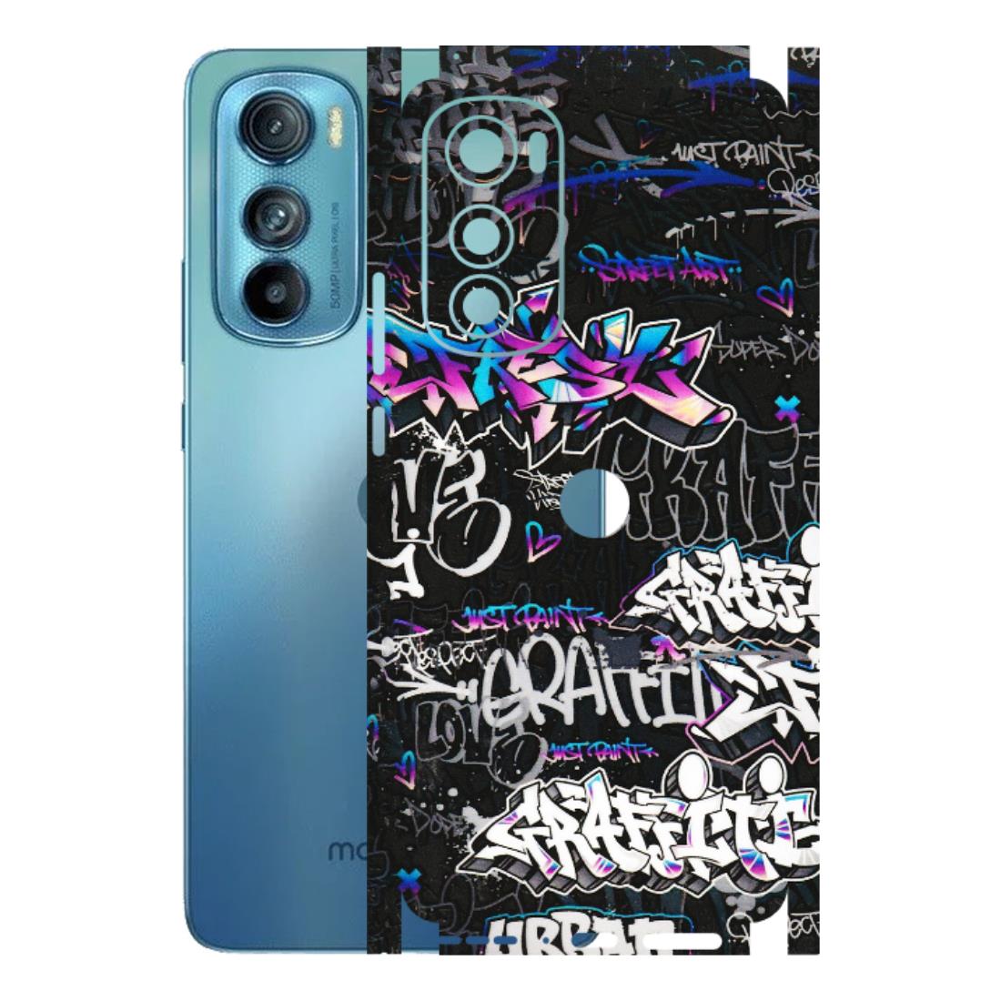 Motorola Phone Skins (All Models) - Graffiti Killer - 3D Embossed Finish (L-274) Motorola Moto Edge 30