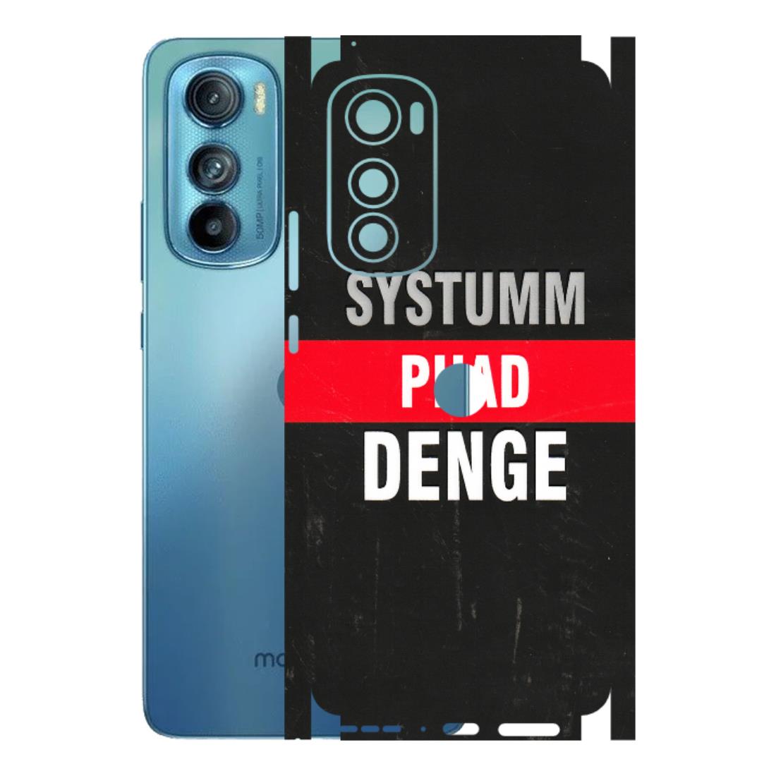 Motorola Phone Skins (All Models) - Systumm Phad Denge - 3D Embossed Finish (L-278) Motorola Moto Edge 30