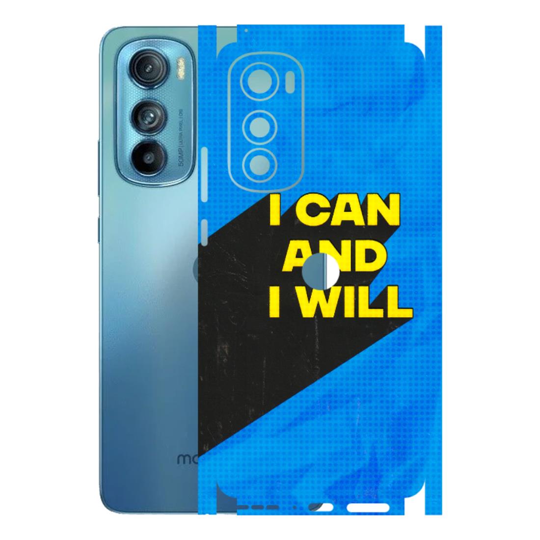 Motorola Phone Skins (All Models) - I Can And I Will - 3D Embossed Finish (L-281) Motorola Moto Edge 30