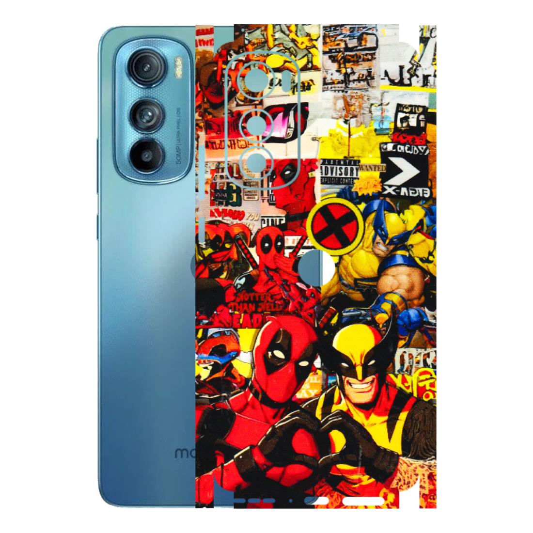 Motorola Phone Skins (All Models) - Spidy Wolverine - 3D Embossed Finish (L-310) Motorola Moto Edge 30