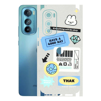 Motorola Phone Skins (All Models) - Will Be Okay Design - 3D Embossed Finish (L-316) Motorola Moto Edge 30