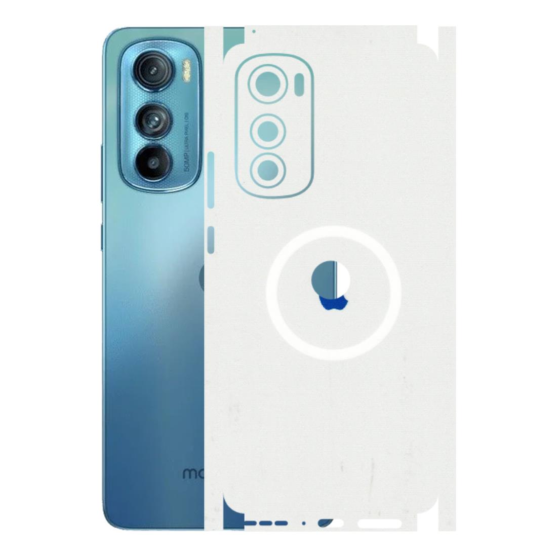 Motorola Phone Skins (All Models) - iPhone Magsafe Logo - 3D Embossed Finish (L-320) Motorola Moto Edge 30