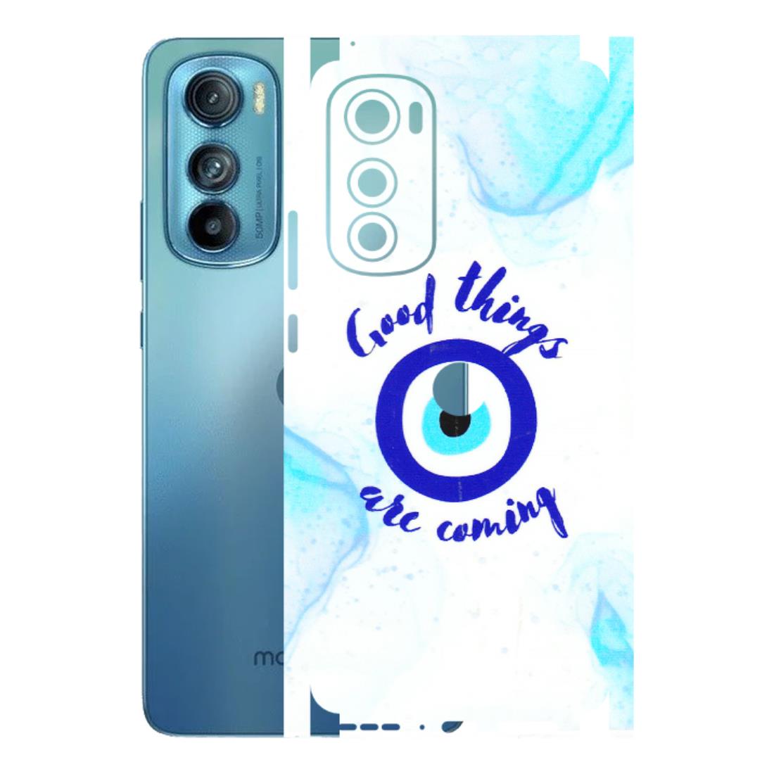 Motorola Phone Skins (All Models) - Evil Eye Good Things Are Coming - 3D Embossed Finish (L-322) Motorola Moto Edge 30