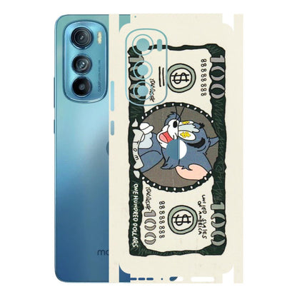 Motorola Phone Skins (All Models) - Tom Hundred Dollar - 3D Embossed Finish (L-324) Motorola Moto Edge 30