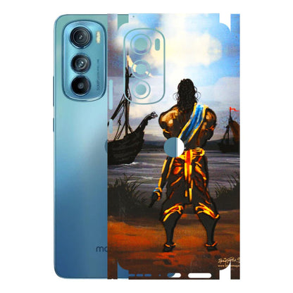 Motorola Phone Skins (All Models) - Heavenly God Figure - 3D Embossed Finish (L-34) Motorola Moto Edge 30