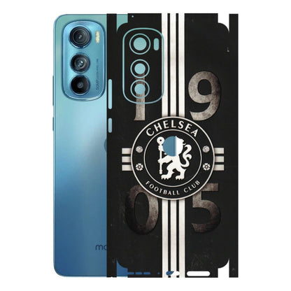 Motorola Phone Skins (All Models) - Chelsea Fan Club - 3D Embossed Finish (L-36) Motorola Moto Edge 30