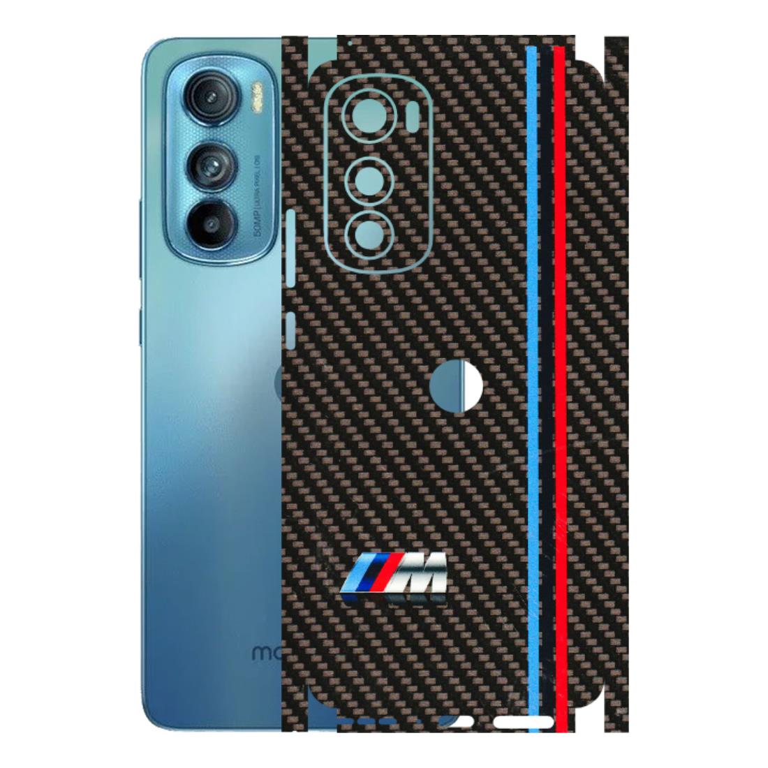 Motorola Phone Skins (All Models) - BM Carbon Fiber Feels - 3D Embossed Finish (L-38) Motorola Moto Edge 30