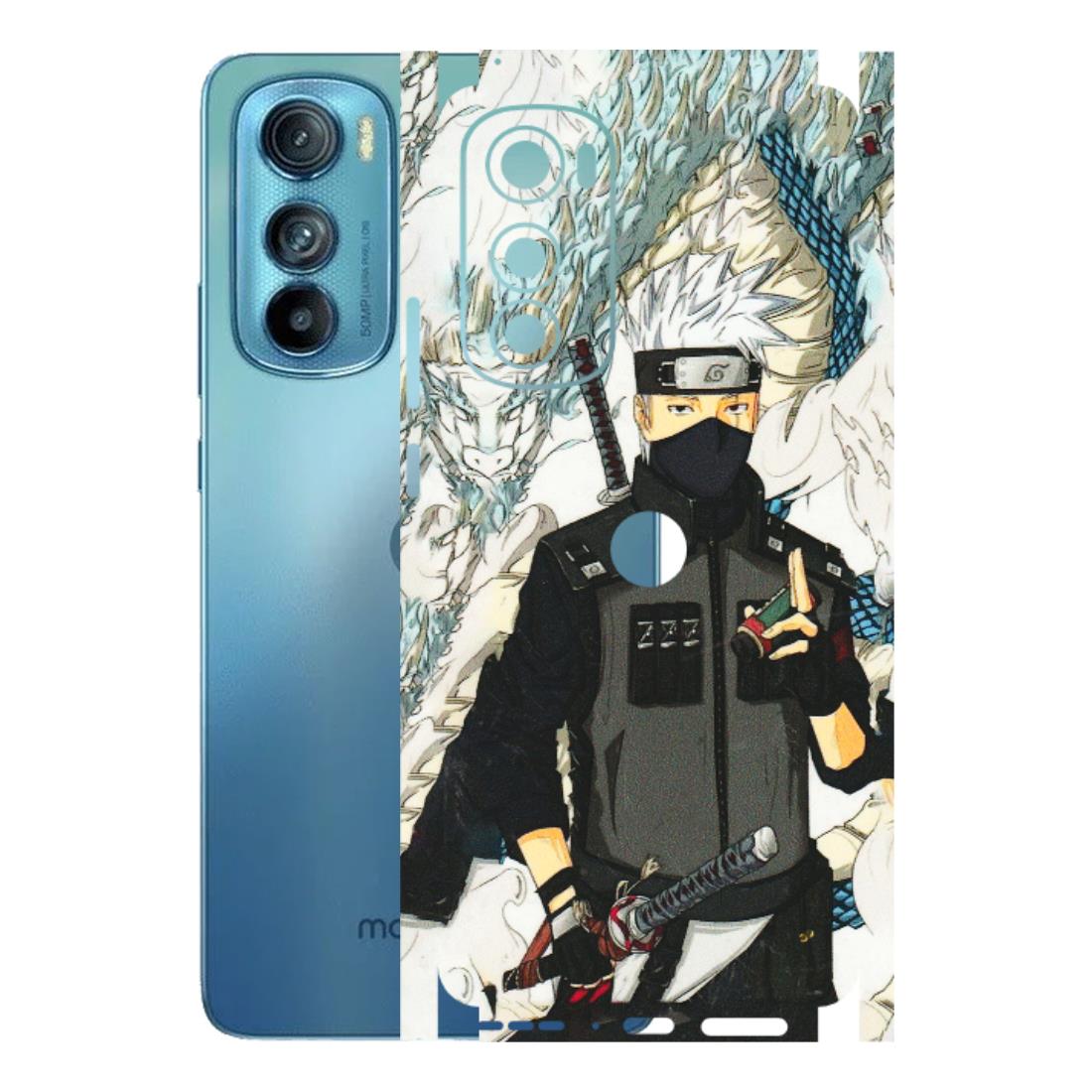 Motorola Phone Skins (All Models) - Kakashi Hatake Naruto Anime - 3D Embossed Finish (L-46) Motorola Moto Edge 30