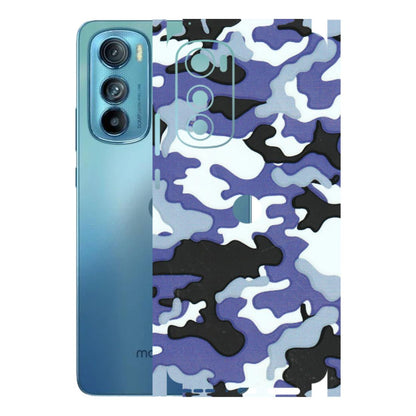 Motorola Phone Skins (All Models) - Powerfull Military Camoflauge - 3D Embossed Finish (L-49) Motorola Moto Edge 30