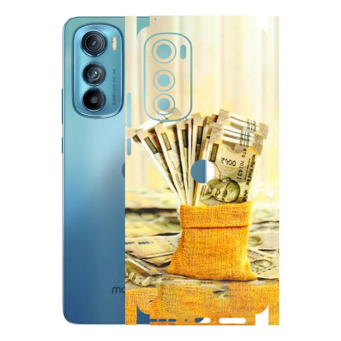 Motorola Phone Skins (All Models) - Show Me The Money - 3D Embossed Finish (L-52) Motorola Moto Edge 30