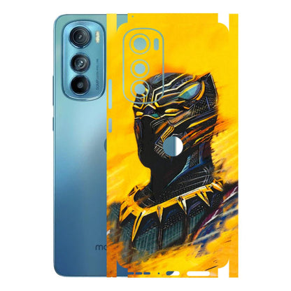 Motorola Phone Skins (All Models) - Yellow Panther - 3D Embossed Finish (L-54) Motorola Moto Edge 30