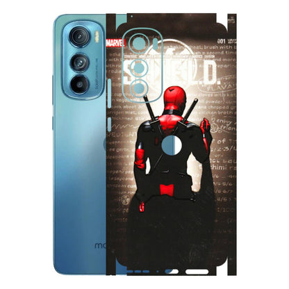 Motorola Phone Skins (All Models) - Deadpool - 3D Embossed Finish (L-56) Motorola Moto Edge 30