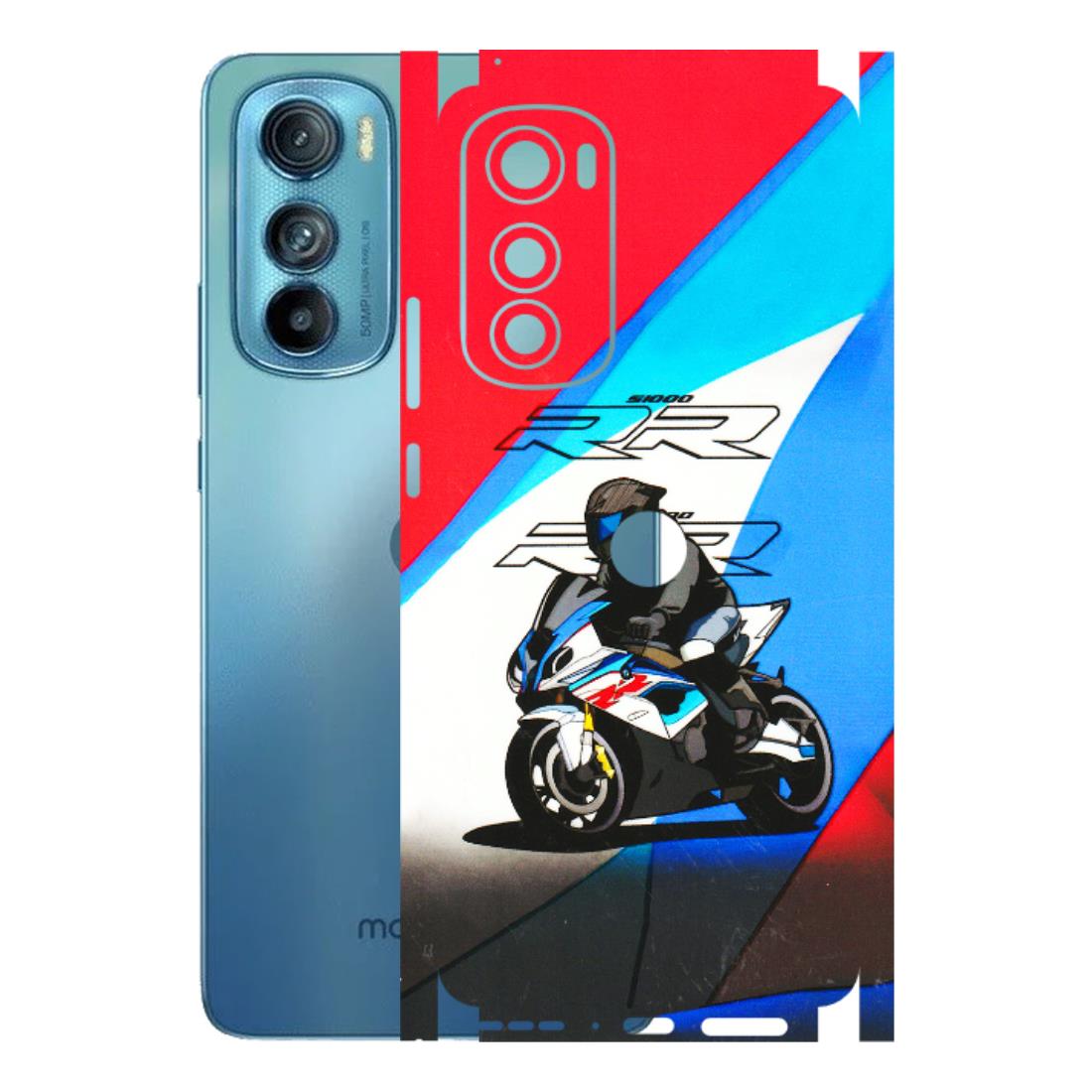 Motorola Phone Skins (All Models) - Bikers Love - 3D Embossed Finish (L-58) Motorola Moto Edge 30