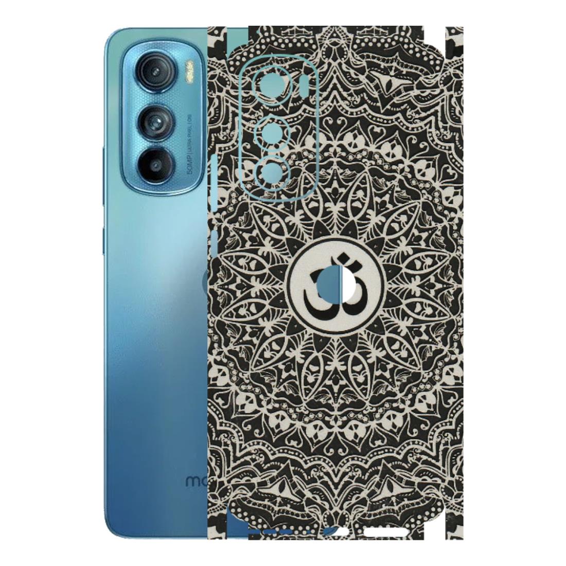 Motorola Phone Skins (All Models) - Aum Elegant Mandala - 3D Embossed Finish (L-62) Motorola Moto Edge 30