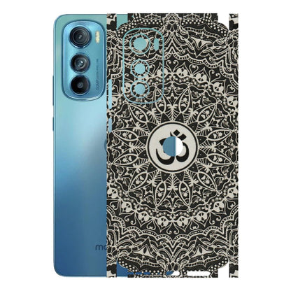 Motorola Phone Skins (All Models) - Aum Elegant Mandala - 3D Embossed Finish (L-62) Motorola Moto Edge 30