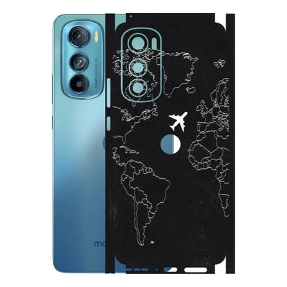 Motorola Phone Skins (All Models) - Never Ending Travel - 3D Embossed Finish (L-79) Motorola Moto Edge 30
