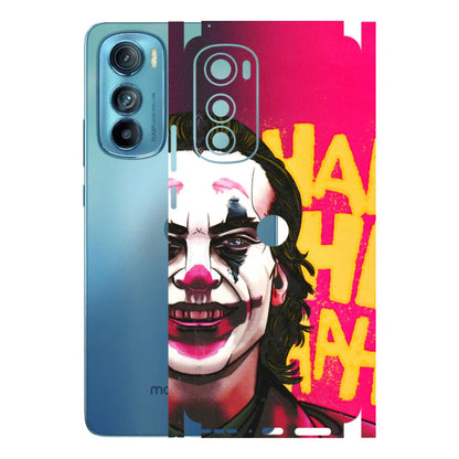 Motorola Phone Skins (All Models) - Joker Evil Laugh - 3D Embossed Finish (L-97) Motorola Moto Edge 30