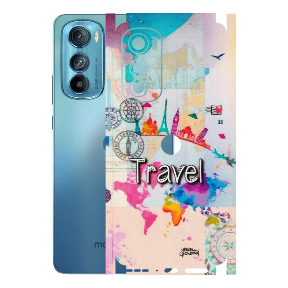Motorola Phone Skins (All Models) - Travel The Wonders - Matte Finish (M-108) Motorola Moto Edge 30