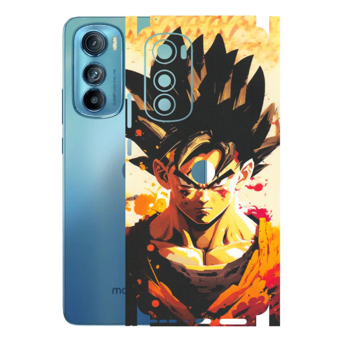 Motorola Phone Skins (All Models) - Angry Goku - Matte Finish (M-12) Motorola Moto Edge 30