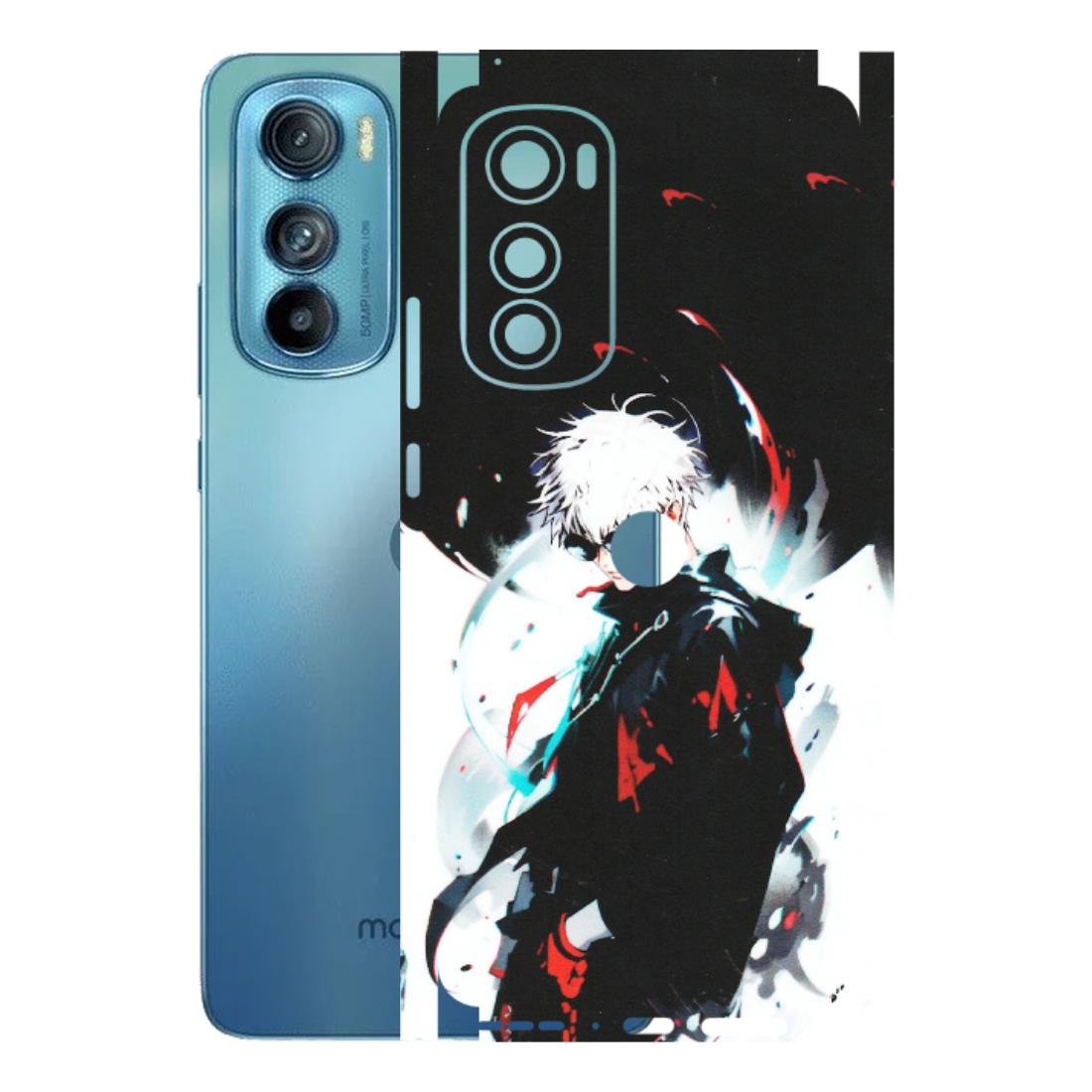Motorola Phone Skins (All Models) - Gojo Powerful Charater Kaisen Anime - Matte Finish (M-144) Motorola Moto Edge 30