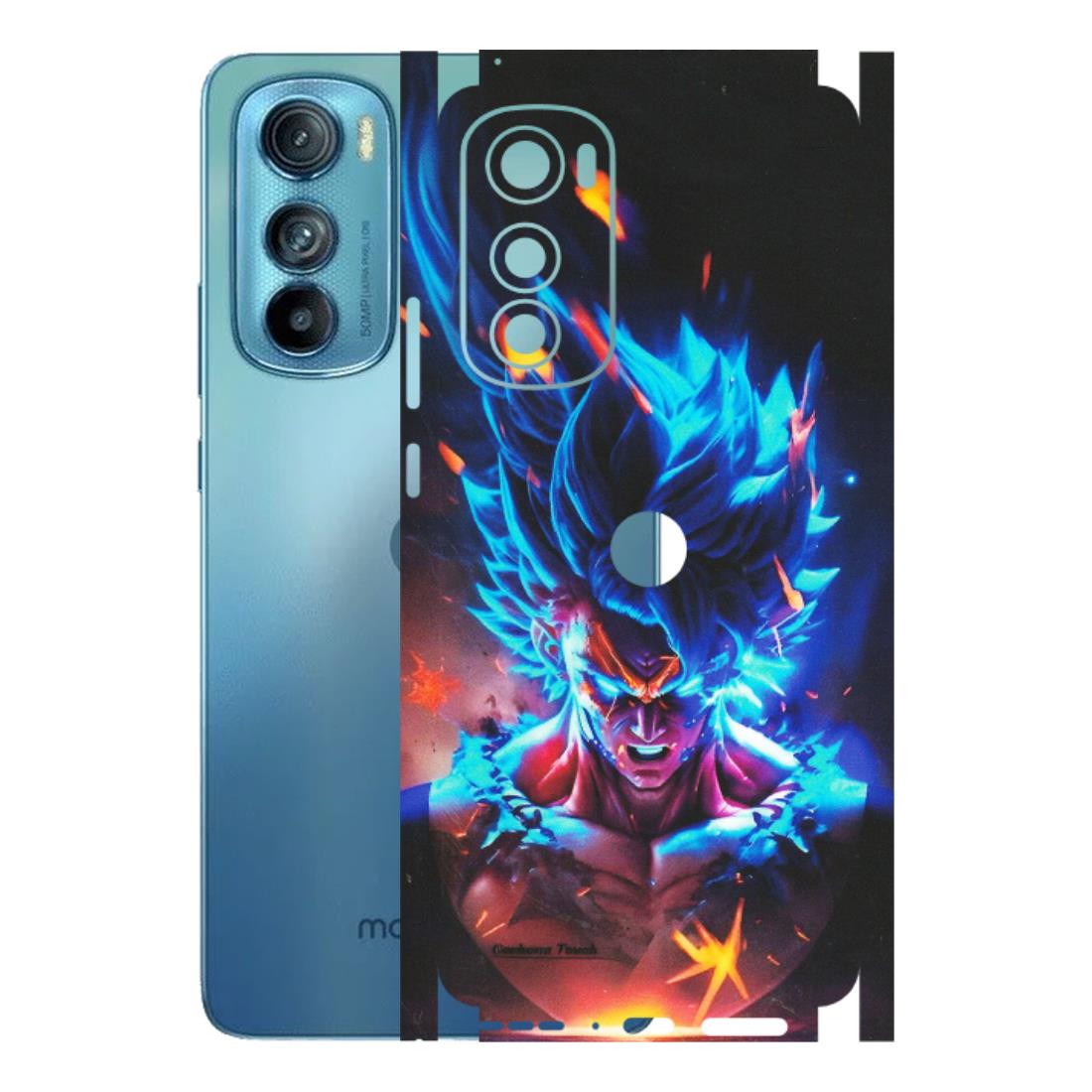 Motorola Phone Skins (All Models) - Angry Goku Dragon Ball Anime - Matte Finish (M-150) Motorola Moto Edge 30