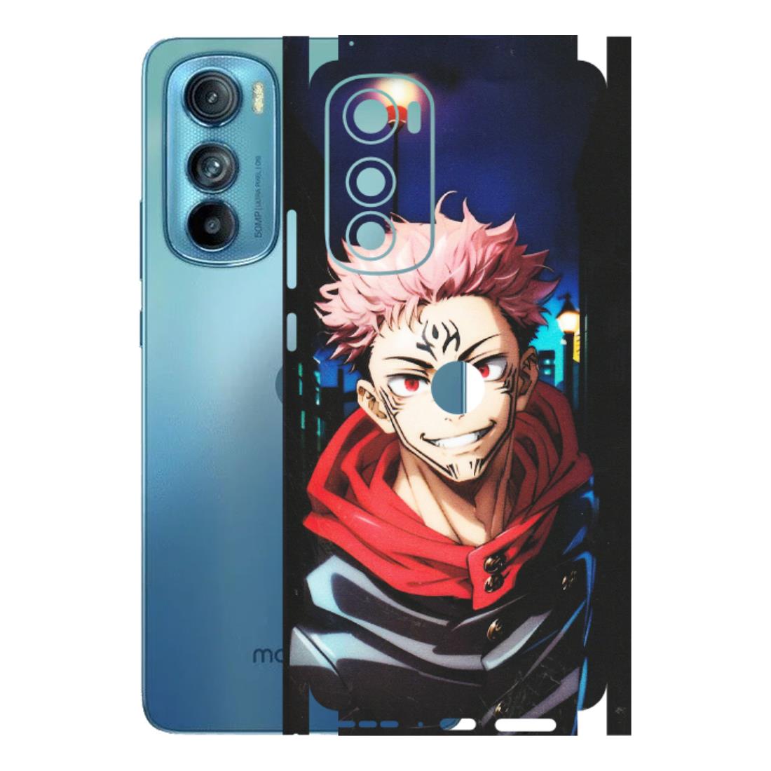 Motorola Phone Skins (All Models) - Yuji Itadori Funny Face Anime - Matte Finish (M-152) Motorola Moto Edge 30