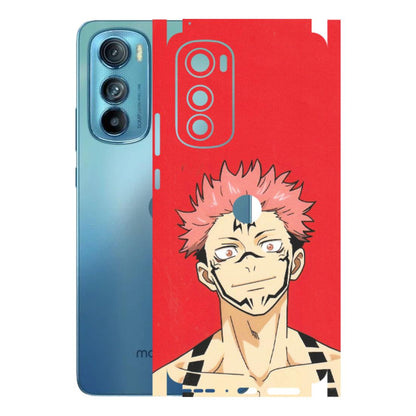 Motorola Phone Skins (All Models) - Ryomen Sukuna Fun Anime - Matte Finish (M-153) Motorola Moto Edge 30