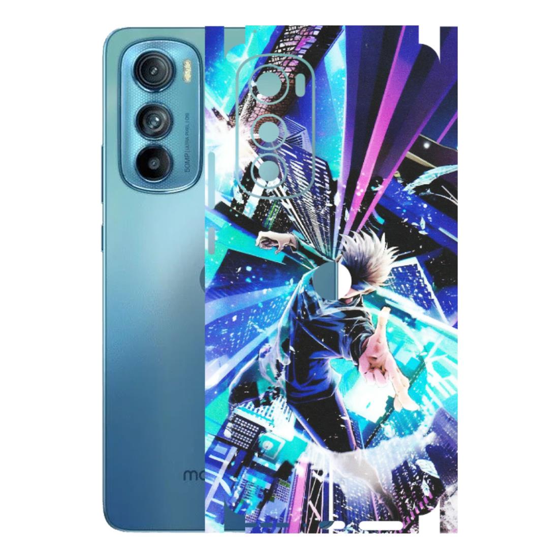 Motorola Phone Skins (All Models) - Manga Action Jujustu Kaisen Anime - Matte Finish (M-155) Motorola Moto Edge 30