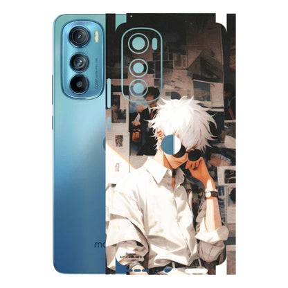 Motorola Phone Skins (All Models) - Gojo Satoru Jujustu Kaisen Anime - Matte Finish (M-156) Motorola Moto Edge 30