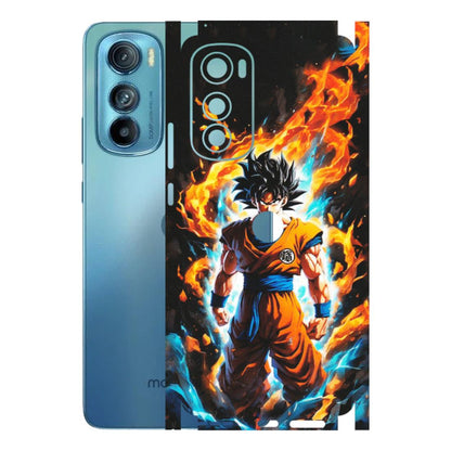Motorola Phone Skins (All Models) - Goku Transformation Anime - Matte Finish (M-159) Motorola Moto Edge 30