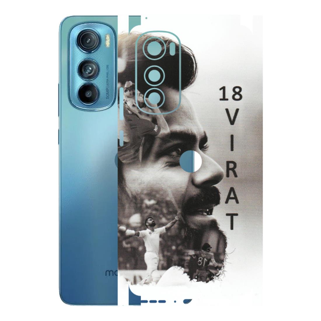 Motorola Phone Skins (All Models) - Virat Kohli Cricketer - Matte Finish (M-163) Motorola Moto Edge 30