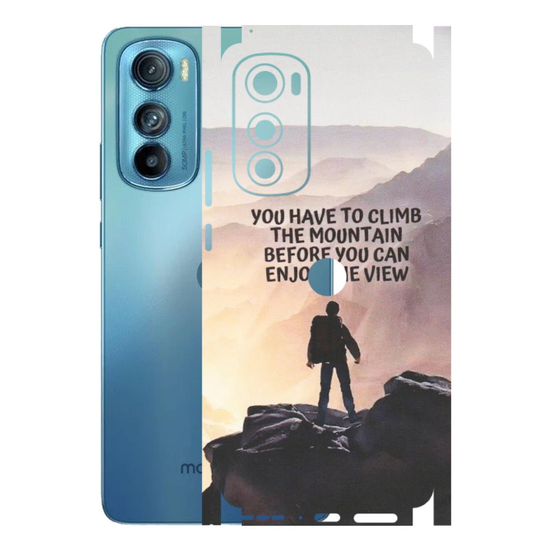 Motorola Phone Skins (All Models) - Motivational Hiking Mountain - Matte Finish (M-28) Motorola Moto Edge 30