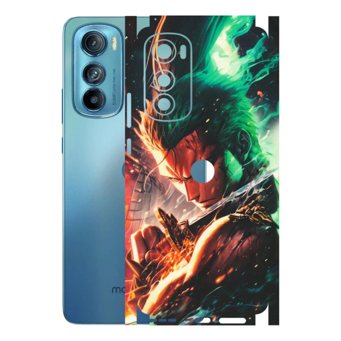Motorola Phone Skins (All Models) - Anime Gojo Sword - Matte Finish (M-32) Motorola Moto Edge 30