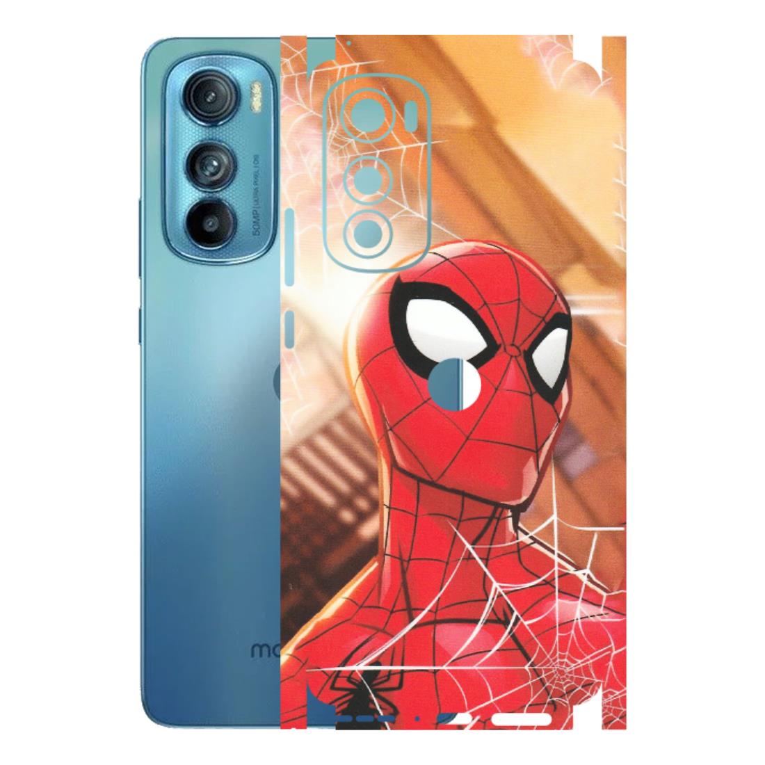 Motorola Phone Skins (All Models) - Spiderman Face New - Matte Finish (M-41) Motorola Moto Edge 30